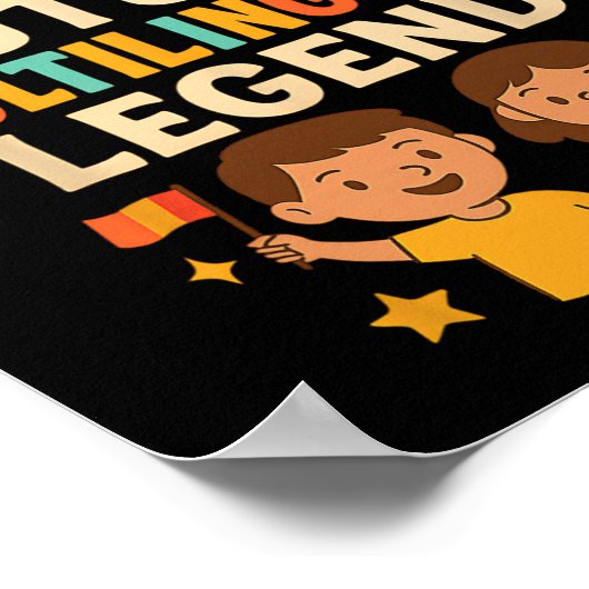 Future Multilingual Legend Language Learning Kid E ポスター (角)