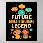Future Multilingual Legend Language Learning Kid E ポスター (正面)