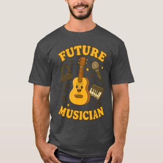 Future Musician Musical Inspiration Young Music Lo Tシャツ