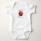 Future Native New Yorker Big Apple Baby ベビーボディスーツ (正面)