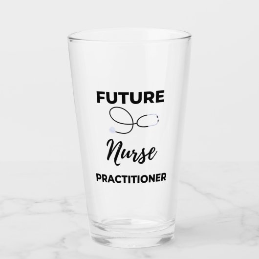 Future Nurse Practitioner 2 タンブラーグラス (正面)