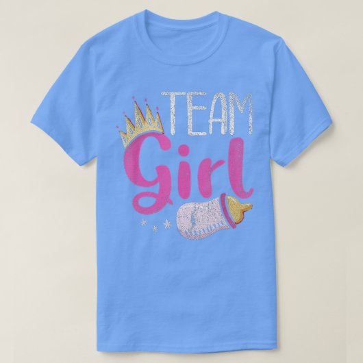 Future Parents Team Girl Baby Announcement Gender  Tシャツ (デザイン正面)