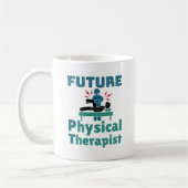 Future Physical Therapist PT Student コーヒーマグカップ (左)