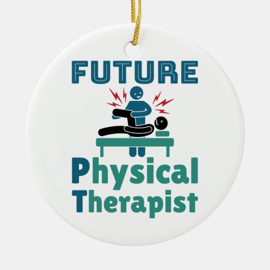 Future Physical Therapist PT Student セラミックオーナメント (正面)