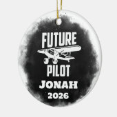 Future Pilot Graduation  セラミックオーナメント (左)