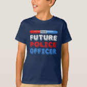 Future Police Officer Boy's Tシャツ (正面)