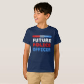 Future Police Officer Boy's Tシャツ (正面フル)