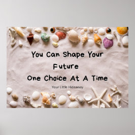 "Future" Positive Quotation "Wall art & Poster"  ポスター