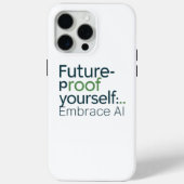 Future-Proof AI Case – Embrace Tech Evolution Case-Mate iPhoneケース (裏面)