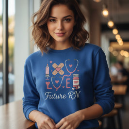 Future Registered Nurse Cute Nursing Student Gift スウェットシャツ