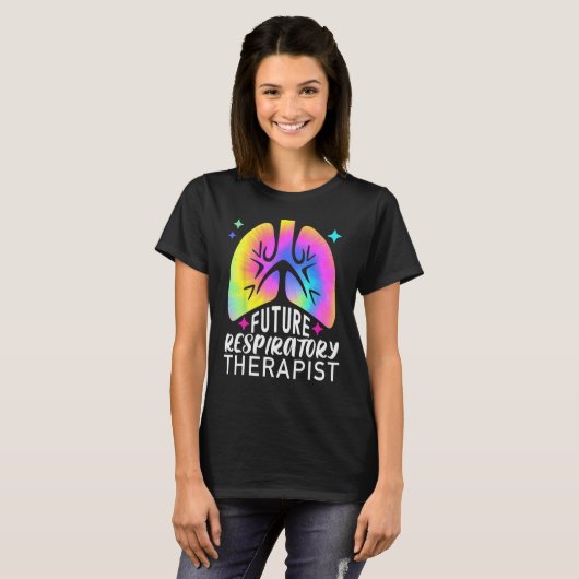 Future Respiratory Therapist RT Therapy Student Ti Tシャツ (正面フル)