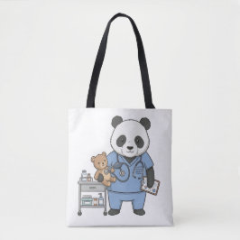 Future RN Panda: Adorable Medical Student  トートバッグ