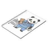 Future RN Panda: Adorable Medical Student ノートブック (左側)