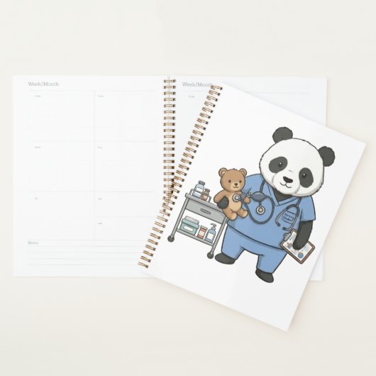 Future RN Panda: Adorable Medical Student  プランナー手帳 (ディスプレー)