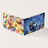 Future sci-fi cyber bunny Easter (外部)