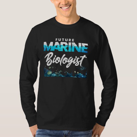 Future Sea Biologist Ocean Student Tシャツ (正面)