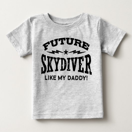 Future Skydiver Like My Addy ベビーTシャツ (正面)
