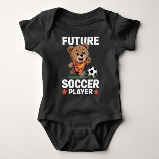Future Soccer Player ベビーボディスーツ (正面)