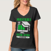 Future Social Worker Masters Of Social Work MSW Gr Tシャツ (正面)