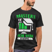 Future Social Worker Masters Of Social Work MSW Gr Tシャツ (正面)