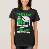 Future Social Worker Masters Of Social Work MSW Gr Tシャツ (正面)