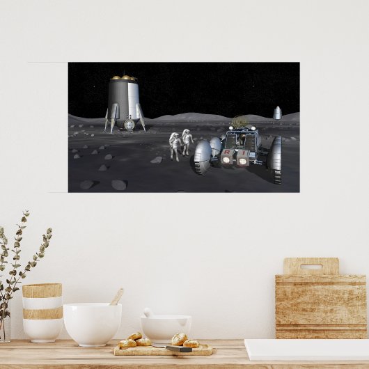 Future space exploration missions 6 ポスター (キッチン)