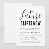 Future Starts Now Graduation Party 招待状 (正面/裏面)