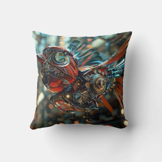 Future super powered electronic sparrow クッション (裏面)