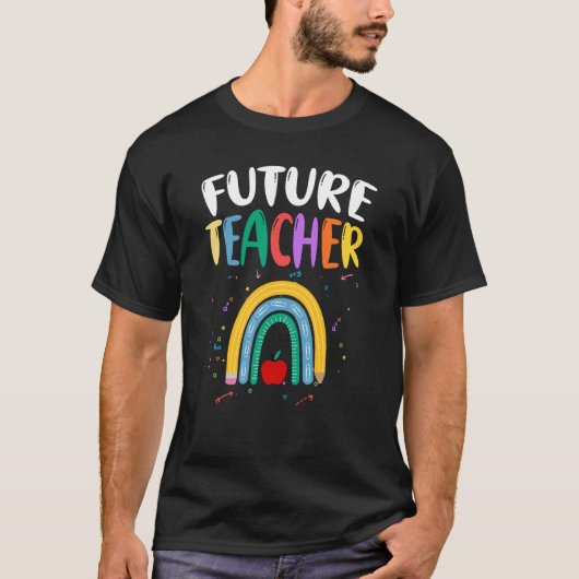 Future Teacher Education School Passed Graduation  Tシャツ (正面)