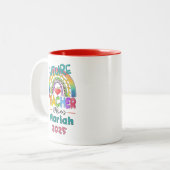 Future Teacher Personalized ツートーンマグカップ (正面左)