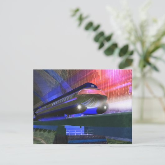 Future Trainはがき ポストカード (スタンド正面)