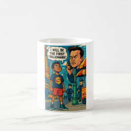 Future Tycoon Retro Pop Art Motivation Mug コーヒーマグカップ