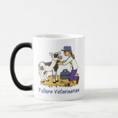 Future Vet - Girl with Cow モーフィングマグカップ (左)