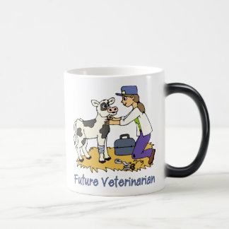 Future Vet - Girl with Cow モーフィングマグカップ