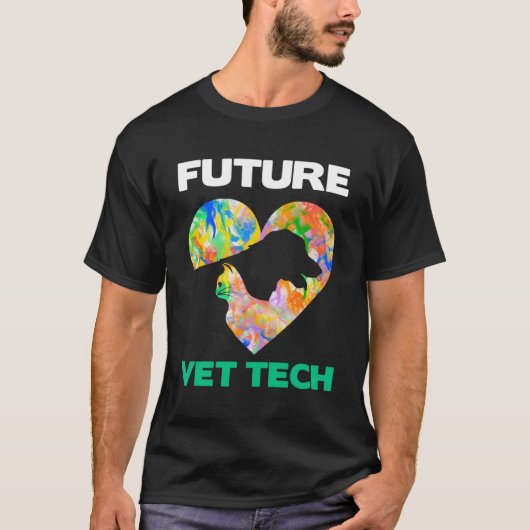 Future Vet Veterinarian Tee Vet Tech Student Chris Tシャツ (正面)