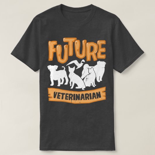 Future Veteralian Vet School Student Gift Tシャツ (デザイン正面)