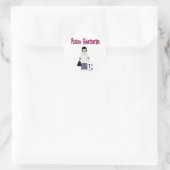 Future Veterinarian (Girl) ラウンドシール (バッグ)