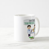 Future Veterinarian Loading – Vet Student Design コーヒーマグカップ (正面右)