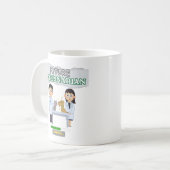 Future Veterinarian Loading – Vet Student Design コーヒーマグカップ (正面左)