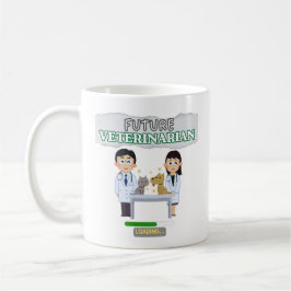 Future Veterinarian Loading – Vet Student Design コーヒーマグカップ