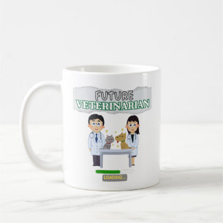 Future Veterinarian Loading – Vet Student Design コーヒーマグカップ