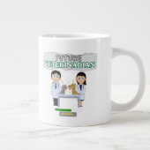 Future Veterinarian Loading – Vet Student Design ジャンボコーヒーマグカップ (右)