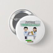 Future Veterinarian Loading – Vet Student Design 缶バッジ (正面&裏面)