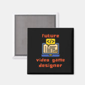 Future Video Game Designer Programmer Coder  マグネット (正面/裏面)