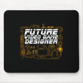Future Video Game Designer Programmer Coding Gamer マウスパッド (正面)