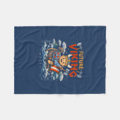 Future Viking Funny Norwegian Fleece Blanket フリースブランケット (正面(横))