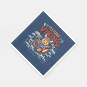 Future Viking Funny Norwegian Napkins スタンダードランチョンナプキン (角)