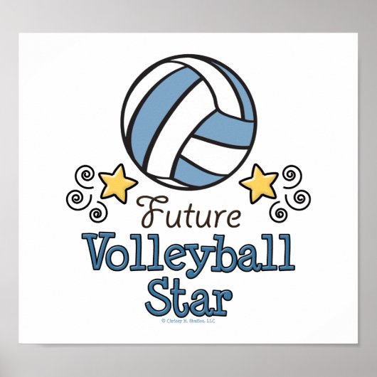 Future Volleyball Star Poster ポスター (正面)
