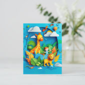 Future Wildlife Explorer Dream for Kids シーズンポストカード (スタンド正面)