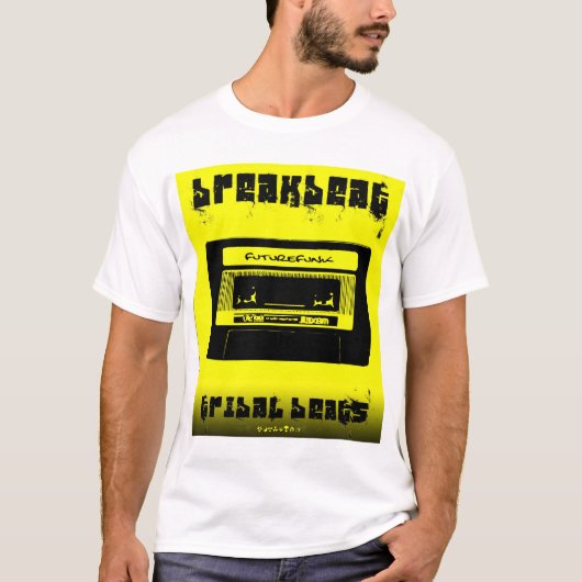 futurefunkの種族のビート tシャツ (正面)